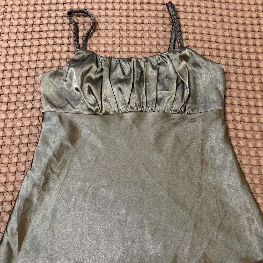 Vintage Y2K BCX Satin Braided Strap Cami – Made in USA
